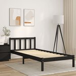 vidaXL Lattes de lit 90x200 cm bois de pin massif