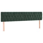 vidaXL Sommier à lattes de lit avec matelas vert foncé 120x190 cm