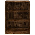vidaXL Garde-robe chêne fumé 77x48x102 cm bois d'ingénierie