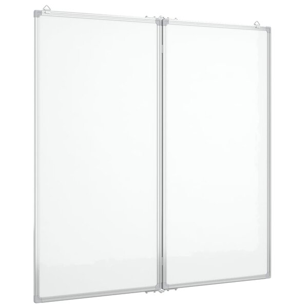 Tableau magnétique panneau écriture école maison bureau pliable 80 x 80 x 1 7 cm aluminium 02_0045532