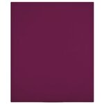vidaXL Draps-housses Jersey 2 Pièces Bordeaux 140x200 cm Coton