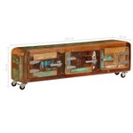 vidaXL Meuble TV 120 x 30 x 37 cm Bois de récupération massif