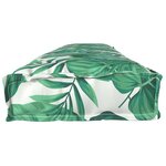 vidaXL Coussins de palette pour banc 2 Pièces Motif de feuilles 200x40x8 cm Tissu Oxford