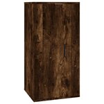 vidaXL Ensemble de meubles TV 3 Pièces Chêne fumé Bois d'ingénierie