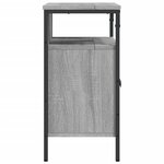 vidaXL Armoire lavabo de salle de bain sonoma gris 60x30x60 cm