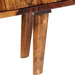 vidaXL Meuble TV Bois massif 140x30x40 cm