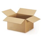 5 cartons d'emballage 20 x 15 x 9 cm - Simple cannelure