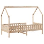 vidaXL Cadre de lit d'enfants forme de maison 80x200cm bois pin massif