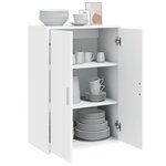 vidaXL Buffet blanc 60x31x84 cm bois d'ingénierie