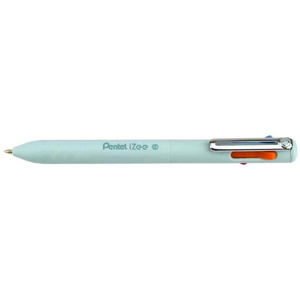 Stylo à bille rétractable multicolore iZee  vert PENTEL