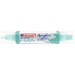 Marqueur acryl 3d dble pointe 5400 turquoise opulent 2-3 mm  5-10 mm EDDING