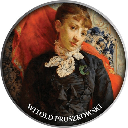 Pièce de monnaie en Argent 500 Francs g 10 Millésime 2023 Pride of Polish Painting PORTRAIT OF STEFANIA FEDOROWICZOWA