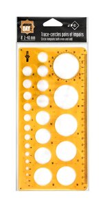 Trace-cercles pairs et impairs de 2 à 40 mm WONDAY