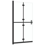 vidaXL Paroi de douche pliable Verre ESG transparent 70x190 cm