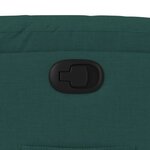 vidaXL Fauteuil inclinable Vert foncé Tissu