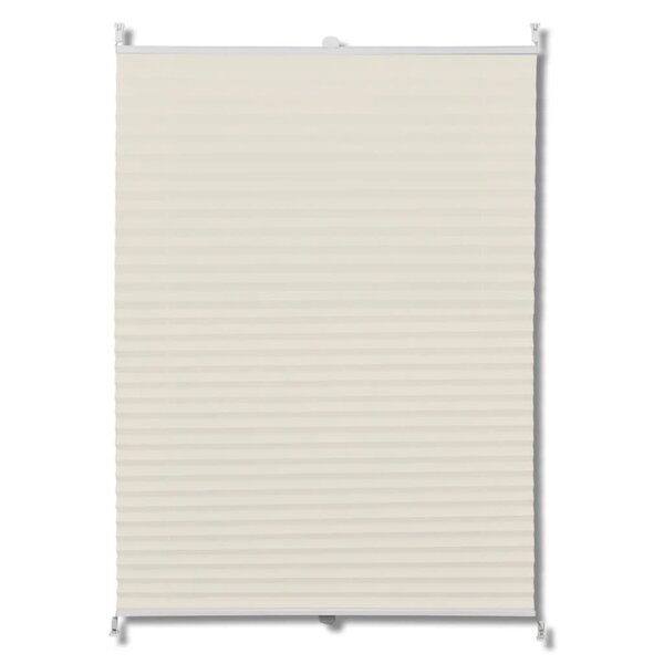 vidaXL Store plissé 80x125 cm Crème