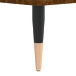 vidaXL Table basse Chêne fumé 90x50x36 5 cm Bois d'ingénierie