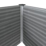 vidaXL Lit surélevé de jardin 250x50x91 cm WPC Gris