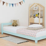 Lit enfant DREAMY 120 x 180 bleu clair