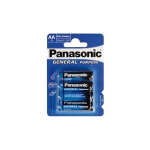 Pack de 4 piles General R6 Mignon AA - Bleu PANASONIC