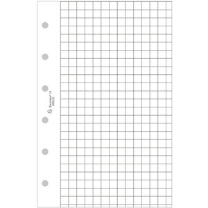 Recharge accessoire Exatime 14 quadrillé 5x5 32 feuillets 126x81 mm EXACOMPTA