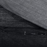 vidaXL Ensemble de housse de couette gris foncé 260x220 cm Coton