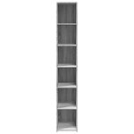 vidaXL Buffet haut sonoma gris 30x41x185 cm bois d'ingénierie