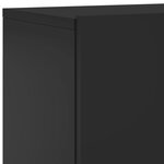 vidaXL Meubles TV muraux 2 Pièces noir 60x30x41 cm