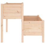 vidaXL Jardinière 110x84x75 cm Bois massif de pin