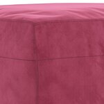 vidaXL Ensemble de canapés 3 Pièces rouge bordeaux velours