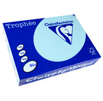 Ramette 500 Feuilles Papier 80g A4 210x297 mm Certifié FSC Bleu vif TROPHÉE