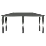 vidaXL Belvédère avec revêtement de poteaux 2 98x5 3x2 59 m 160 g/m²
