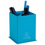Pot À Crayons Carré 4 Compartiments Carton Teksto - Couleurs Assorties - X 8 - Exacompta