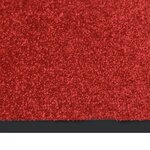 vidaXL Paillasson Rouge 80x120 cm