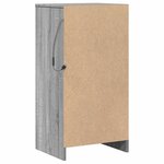 vidaXL Buffet avec LED sonoma gris 42 5x34x85 cm bois d'ingénierie