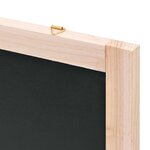 vidaXL Tableau noir mural Bois de cèdre 40 x 60 cm