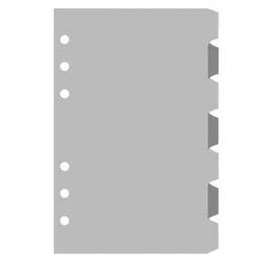 Recharge accessoire Exatime 17 intercalaires de couleur jeu de 7 172x105 mm EXACOMPTA
