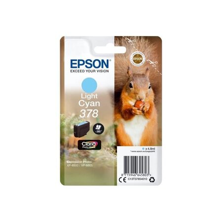 Epson cartouche d'encre originale 378 - 4.8 ml - cyan clair