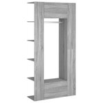 vidaXL Armoires de couloir 2 Pièces sonoma gris Bois d'ingénierie