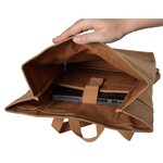 Sac À Dos Washable Paper Eterneco - Brun Motifs Géométriques - Exacompta