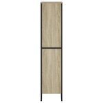 vidaXL Bibliothèque chêne sonoma 80x31x137 5 cm bois d'ingénierie