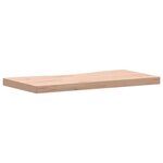 vidaXL Dessus de bureau 80x(36-40)x4 cm bois massif de hêtre