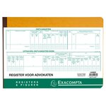 Piqûre Recettes Et Dépenses - Avocats - Texte Nl - 80 Pages - Exacompta