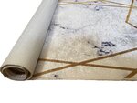 Tapis de salon croisé 80 x 150 cm - Doré