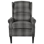 vidaXL Fauteuil de massage inclinable Gris Tissu