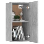 vidaXL Ensemble de meubles TV 4 Pièces Gris béton Bois d'ingénierie