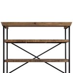 vidaXL Buffet avec étagères Bois de manguier massif 120 x 35 x 200 cm