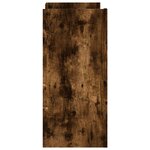 vidaXL Buffet chêne fumé 73 5x35x75 cm bois d'ingénierie