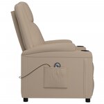 vidaXL Fauteuil Cappuccino Similicuir