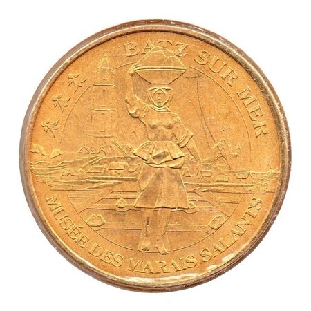 Mini médaille monnaie de paris 2009 - musée des marais salants